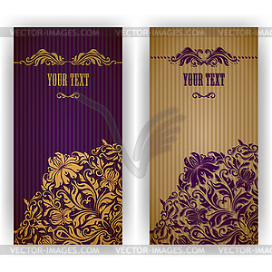 Template design for invitation - vector clipart