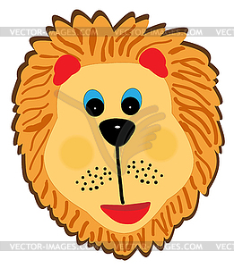 Lion head - vector clipart