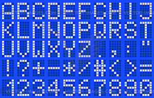 Alphabet, uppercase - vector image