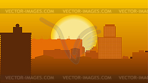 Urban background - vector image