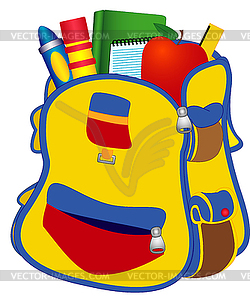 School satchel - vector clip art