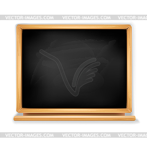 Black blackboard - vector image