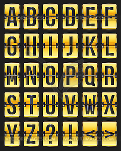 Golden scoreboard - vector clipart