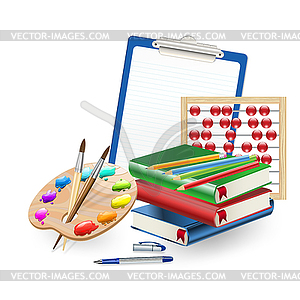 School supplies - vector image