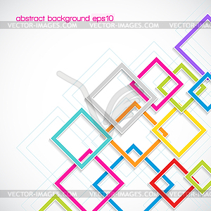 Abstract background with rhombus - vector image