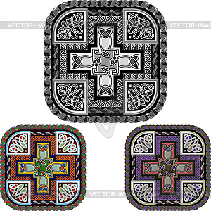 Cross and celtic an ornament - vector EPS clipart