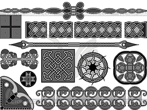 Medieval celtic style - vector EPS clipart