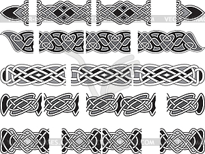 Celtic medieval ornaments - vector image