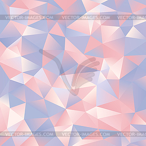 Абстрактный светло-голубой и розовый треугольники бумаги - векторная графика