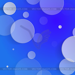 Белые круги на синем фоне - - клипарт в векторе / векторное изображение