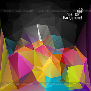 Абстрактный геометрических фон для использования в дизайне - - изображение в векторном формате