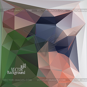 Multicolor ( Green, Rose, Brown ) Design - vector clip art