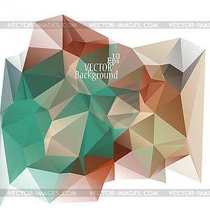 Multicolor ( Green, Red, Brown ) Design Templates. - vector image