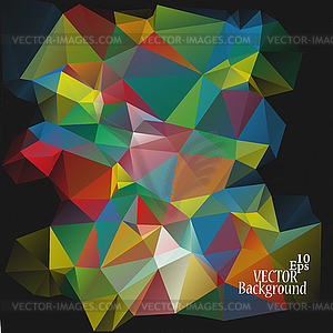 Multicolor ( Red, Green, Blue, Yellow ) Design - vector clipart