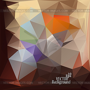 Multicolor ( Brown, Yellow, Orange ) Design - vector image