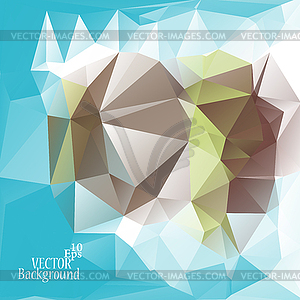 Multicolor ( Blue, Green, Brown ) Design - vector EPS clipart