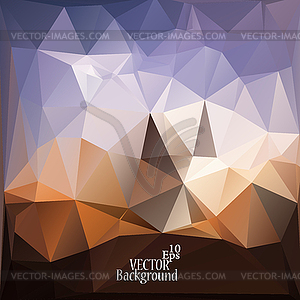 Multicolor Design Templates. Geometric Triangular - royalty-free vector clipart