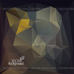 Multicolor Design Templates. Geometric Triangular - vector clip art