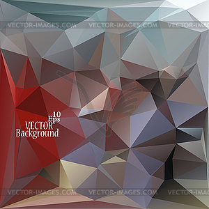 Multicolor Design Templates. Geometric Triangular - vector image