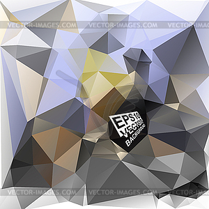 Multicolor Design Templates. Geometric Triangular - vector image