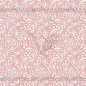 Ornamental floral background - vector image