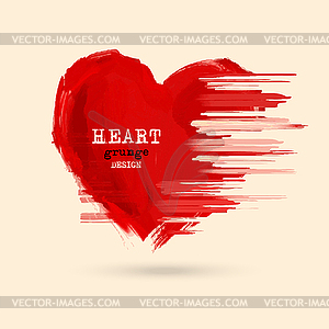 Abstract Heart design - vector image