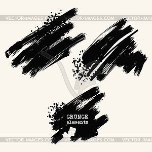 Grunge brushes - vector image