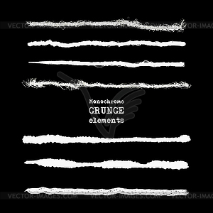 Grunge brushes - vector image