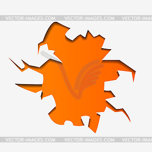 Abstract hole - vector clip art