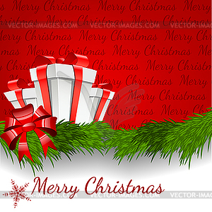 Abstract Christmas Background - vector image