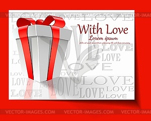 Background Day Valentine - vector clip art