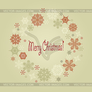 Christmas Greeting Card - vector clipart