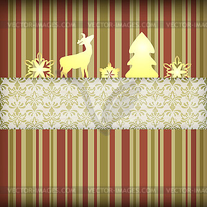Christmas Composition - color vector clipart