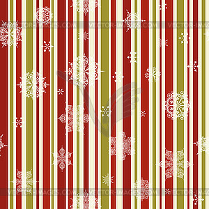 Christmas Seamless Pattern with Snowflakes - vector image