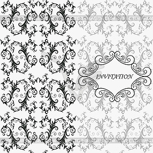 Vintage Invitation - vector clipart