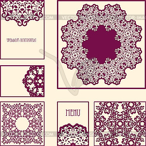 Vintage Cards - vector clipart
