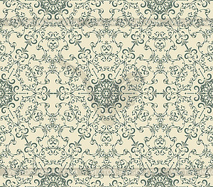 Seamless Vintage Wallpaper Pattern - vector image