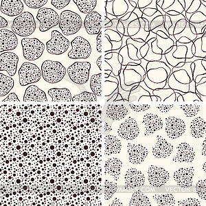 Seamless Funky Patterns - vector image