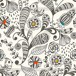 Spring Seamless Wallpaper Pattern - vector clipart