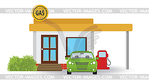 Gas Station - vector image