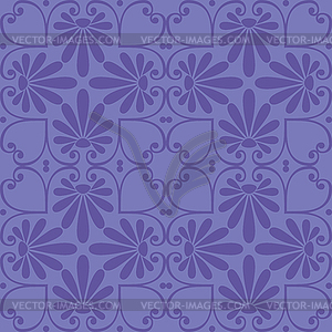 Seamless floral ornament - vector clip art