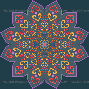 Traditional Muslim ornament - royalty-free vector clipart