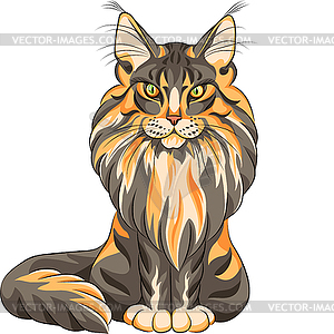 How to Draw a Maine Coon Cat or Norwegian Forest Cat  YouTube