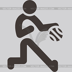 Basketball icon - vector clipart