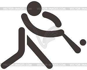 Baseball icon - vector clip art