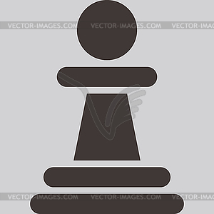 Chess icon - vector image