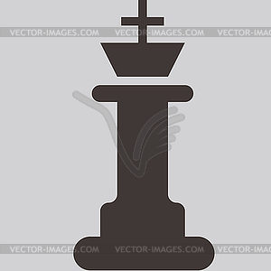 Chess icon - royalty-free vector image