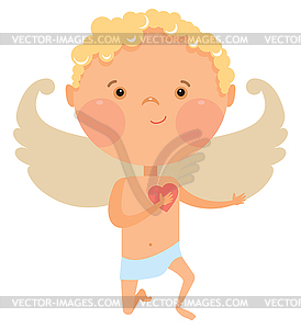 Cupid angel - vector clipart