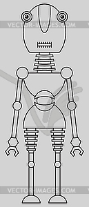 Cute robot - vector clip art