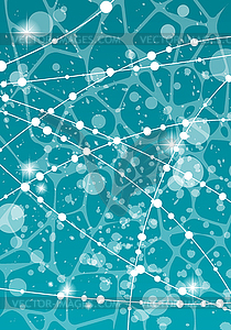 Abstract blue background - vector image
